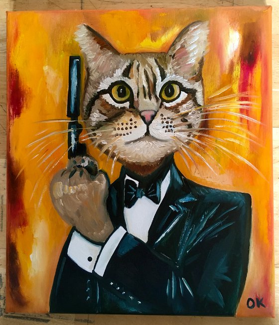 Troy The Cat  James Bond 007