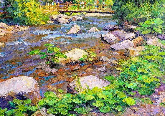 April morning at the temple