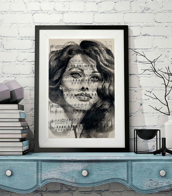 Sophia Loren Cinema Legend Portrait