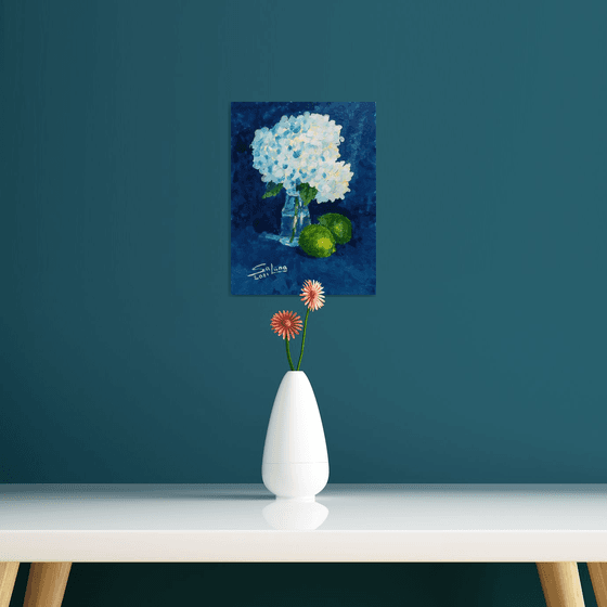 Hydrangea and lime