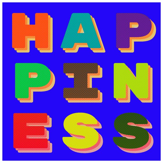 HAPPINESS - blue