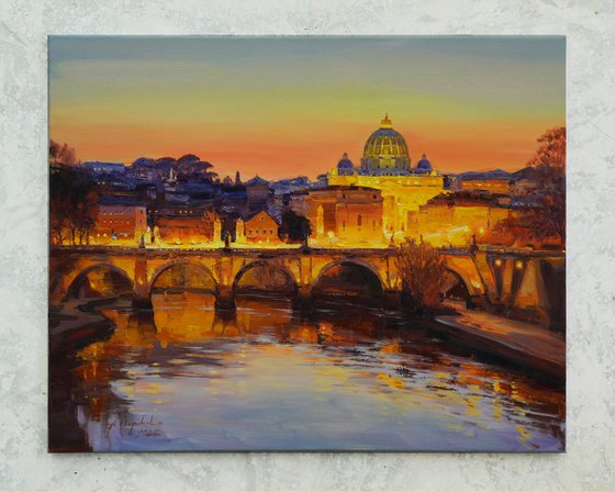 St. Angelo Bridge in Rome