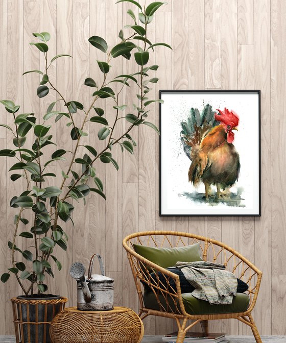 The beautiful Rooster