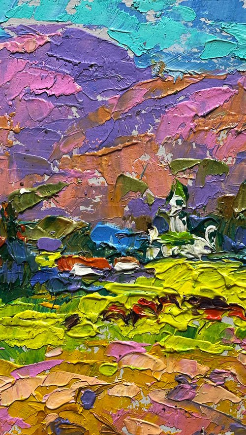 In the mountain fields by Kalenyuk Alex