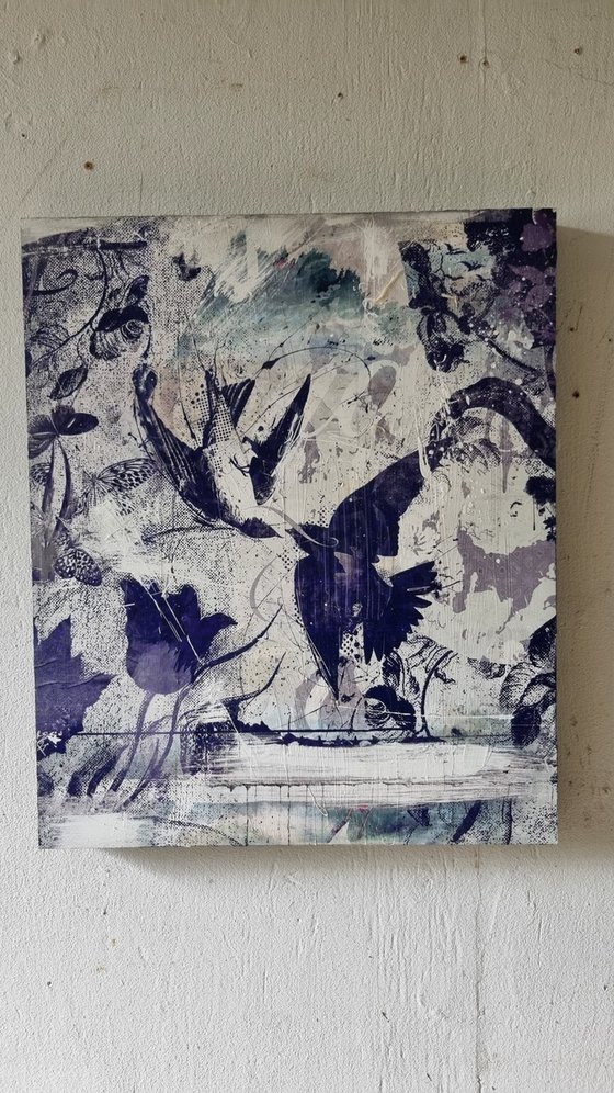 Spiraling birds  [Studio Clearance]