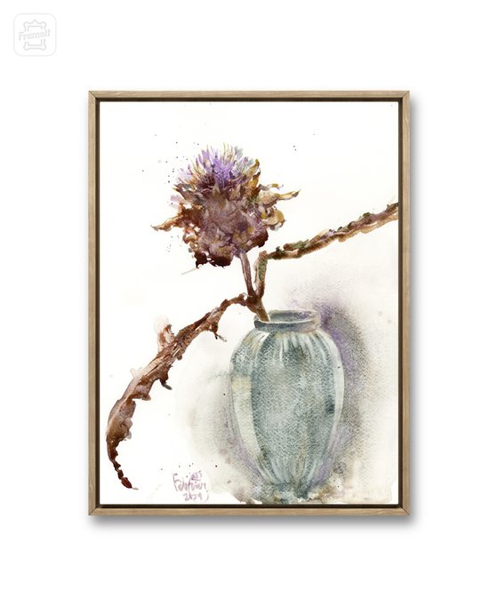 Still life with artichoke.