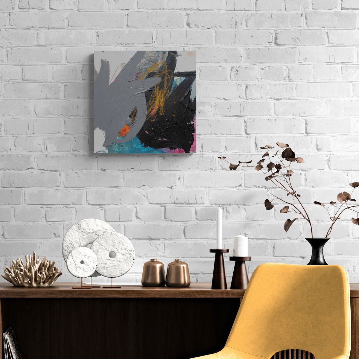 Achromatic Dreams By Daniela Schweinsberg, 12 X 12, Artwork For Sale On Artfinder