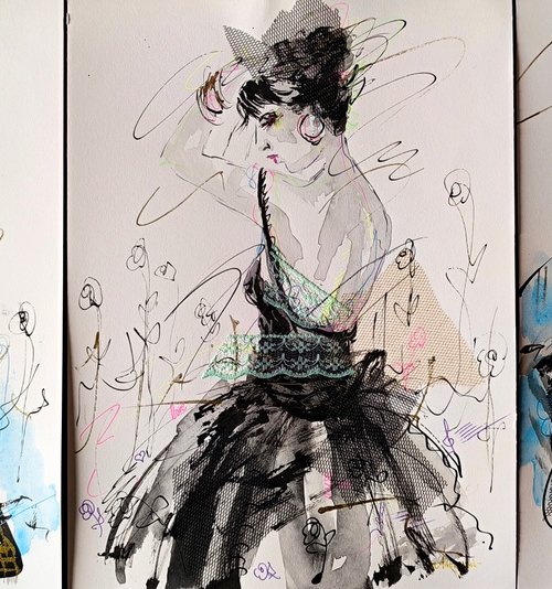 Les Muses Series by Antigoni Tziora