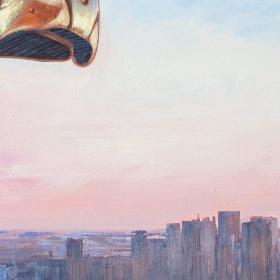 New York, Chrysler Building | Original acrylic painting canvas