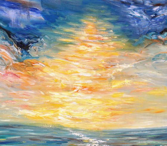 Romantic River M 1 / Oil