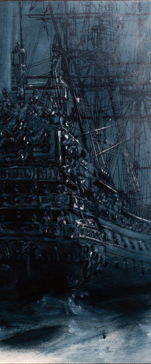 17 century ship 7 Leviathan by Alexander Moldavanov