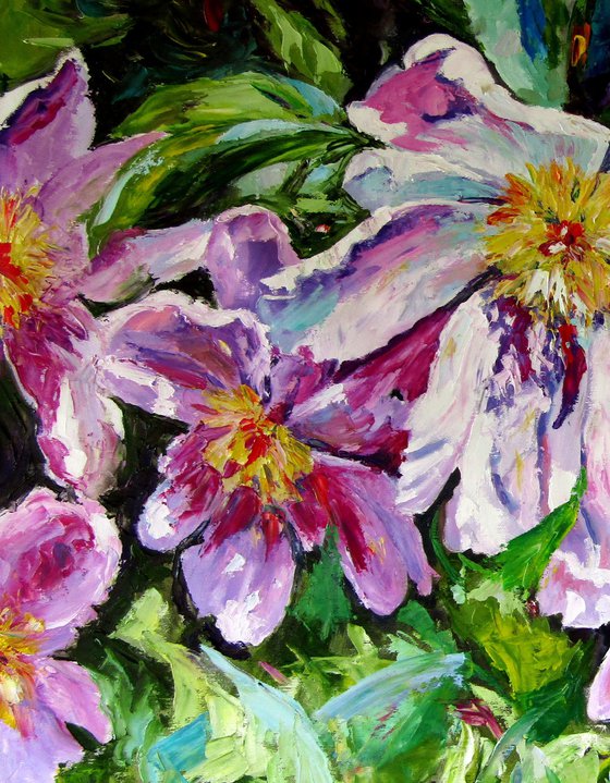 Pink flowers
