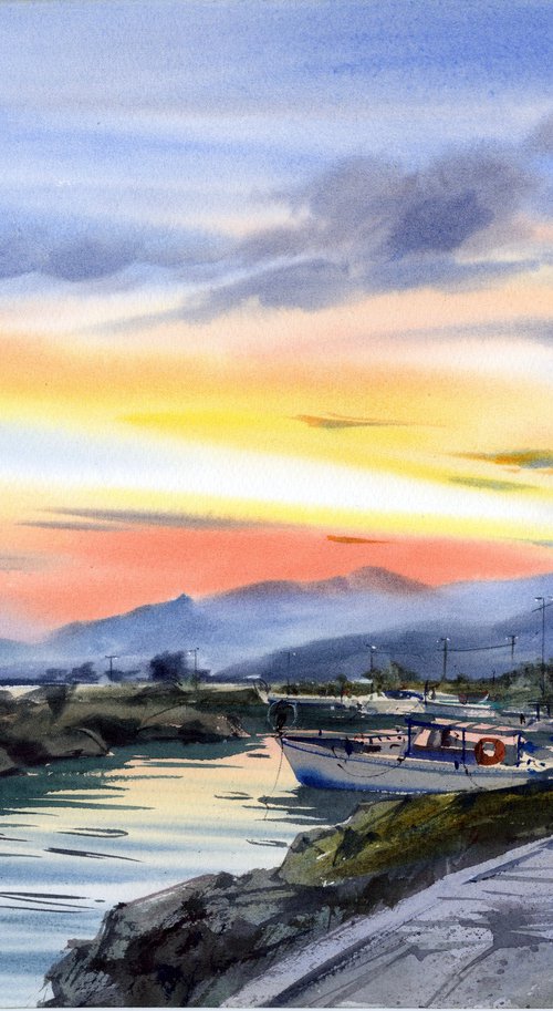 Golden Hour in Cyprus by Eugenia Gorbacheva