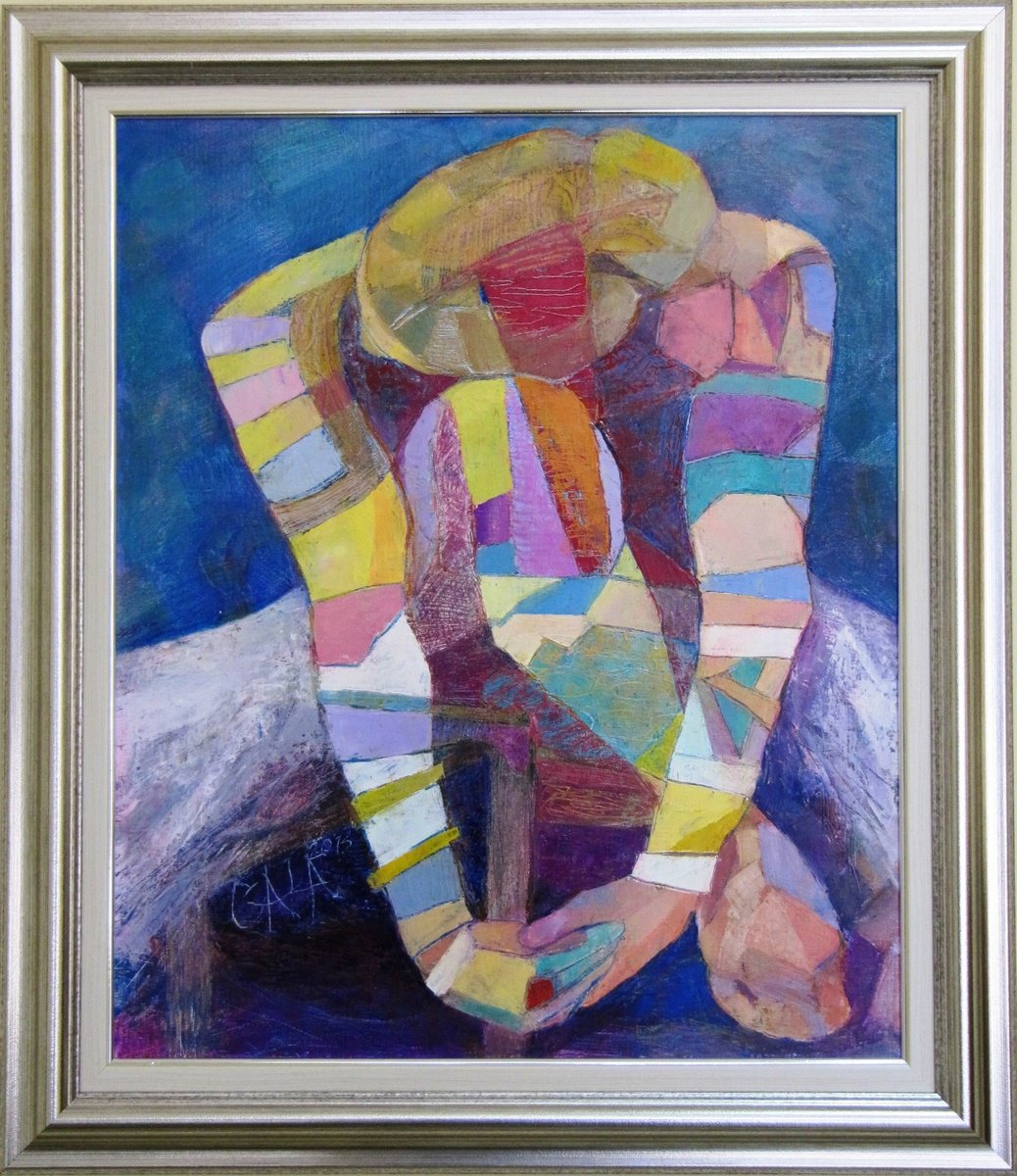 Expressive Oil Painting , After The Dance By Galya Koleva, 22 X 26, Artwork For Sale On Artfinder