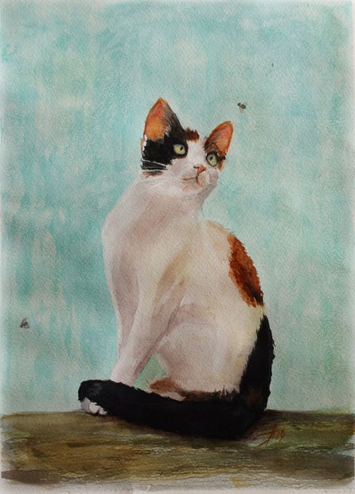 Cat by Salana Art Gallery