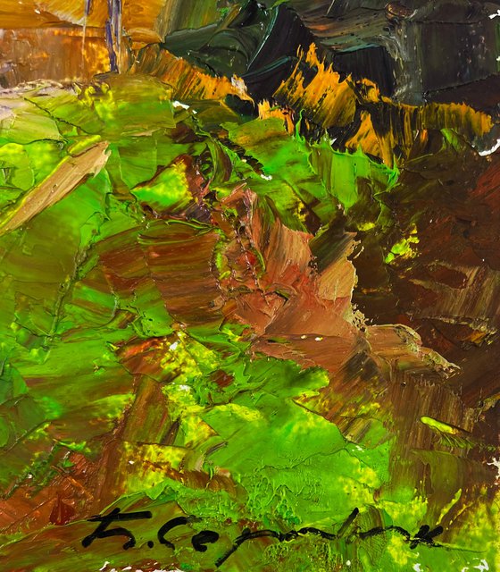 Autumn Silence on the Road