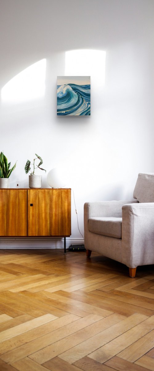 Rising wave by Aisylu Burangulova