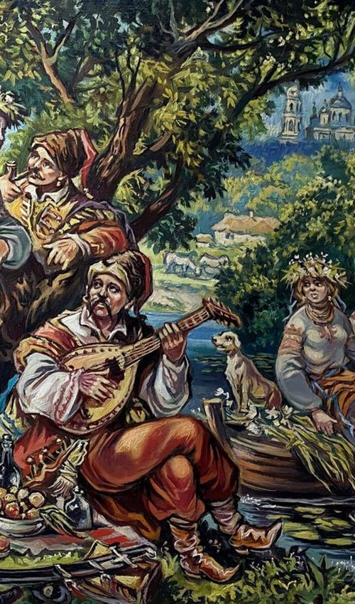 Song in the village of Sula by Oleg and Alexander Litvinov