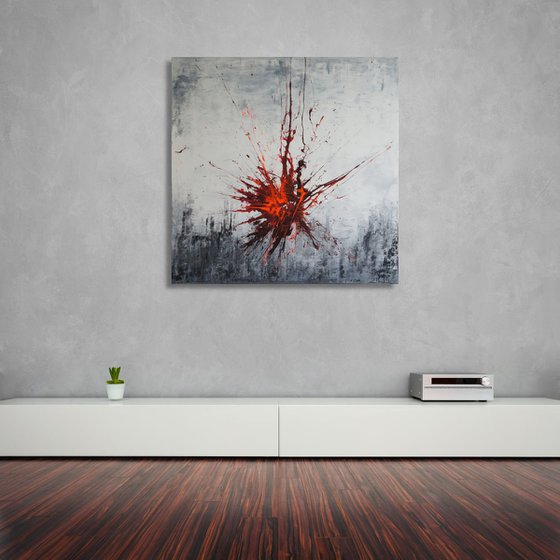 Sudden Impact II (Spirits Of Skies 100150) (100 x 100 cm) XXL (40 x 40 inches)