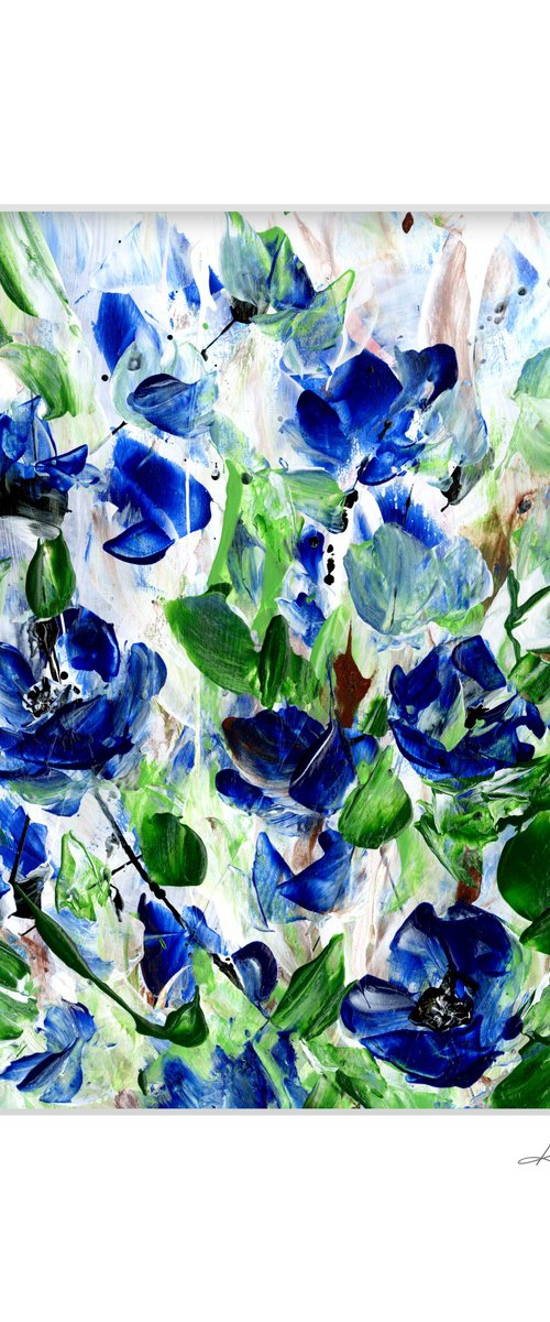 Blooms Of Blue 4 by Kathy Morton Stanion