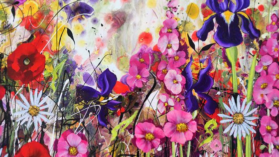 Radiant Chaos, Floral Landscape