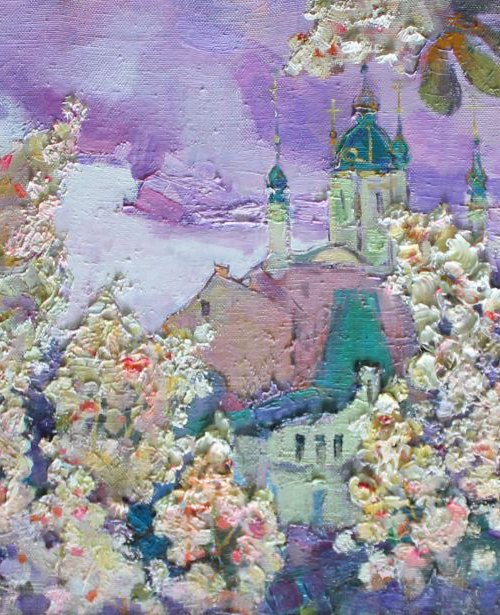 Kiev in evening by Anastasiia Grygorieva