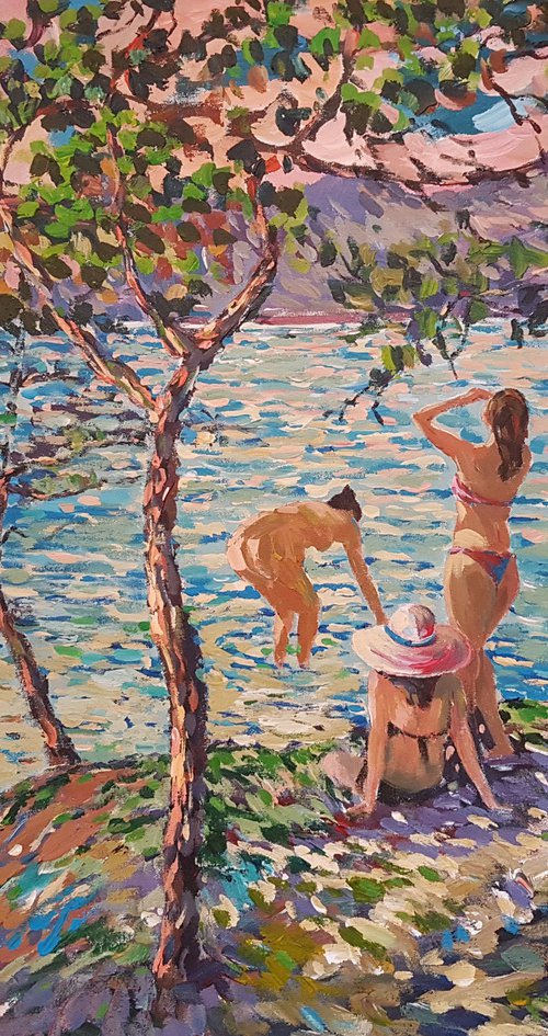 At the lake beach - One of a kind by Hrachya Hakobyan