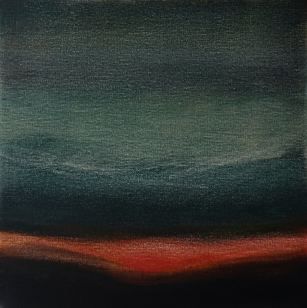 Abstract Acrylic Painting By Pier Maurizio Greco, 12 X 12", Fenomeno A, Original Artwork