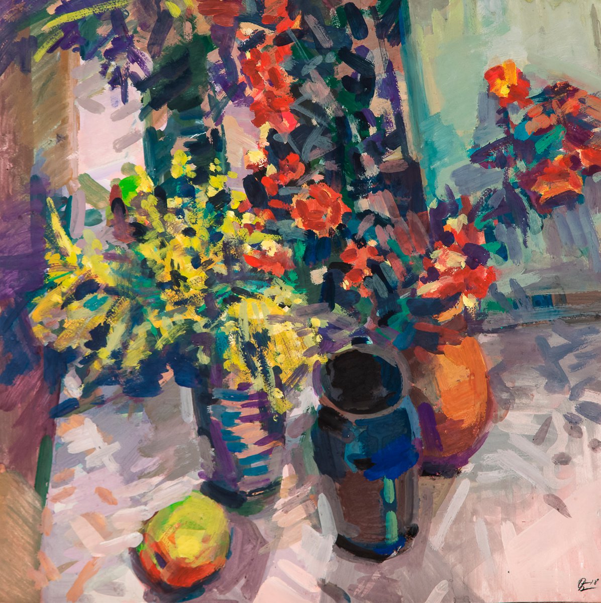 Натюрморт с сухими цветами by Oksana Buryakova