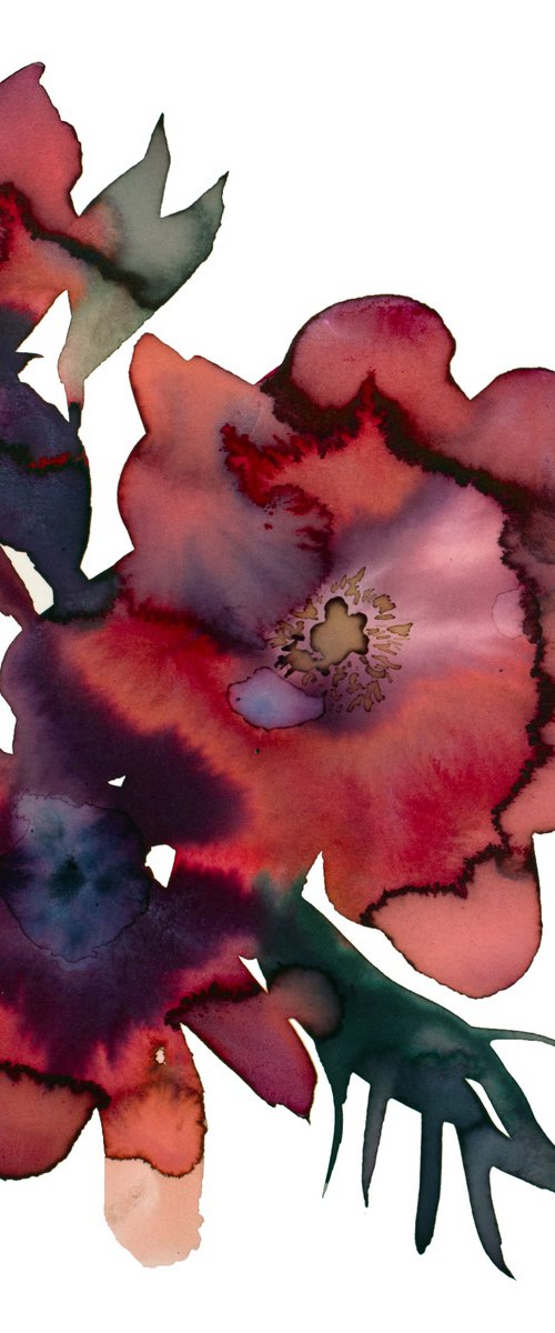 Abstract Floral No. 16 by Elizabeth Becker