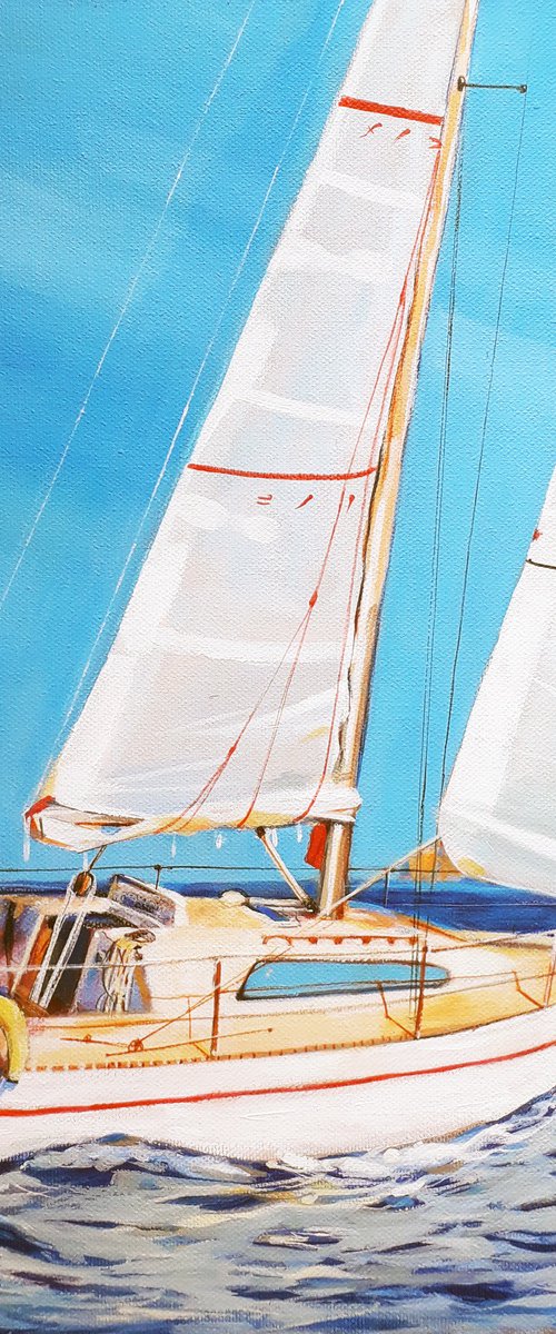 Wind in the sails by Irina Tikhonova