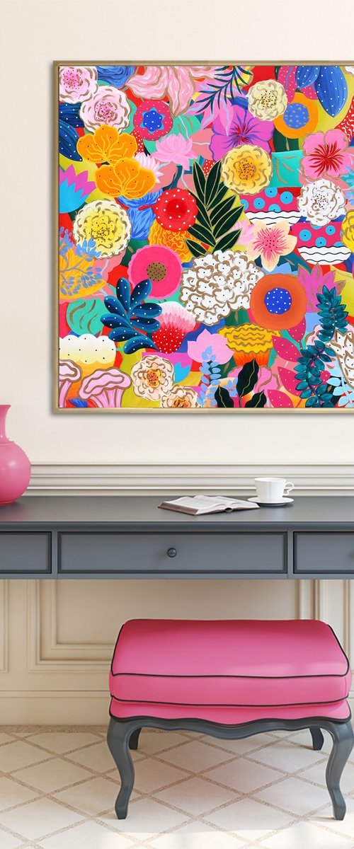 "Afternoon in the Flower Bed" by Martina Boycheva