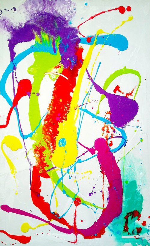 Rainbow abstraction by Marina Kliman