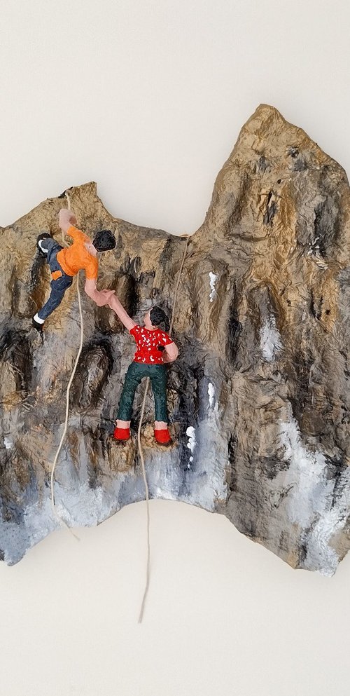 Cliff Climbers by Shweta  Mahajan