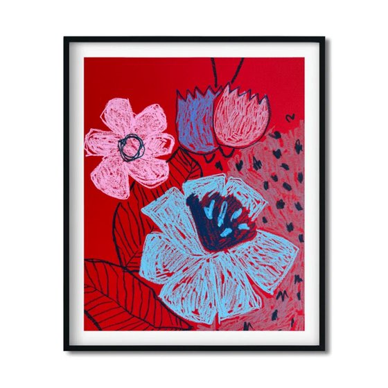 Abstract Floral Bouquet