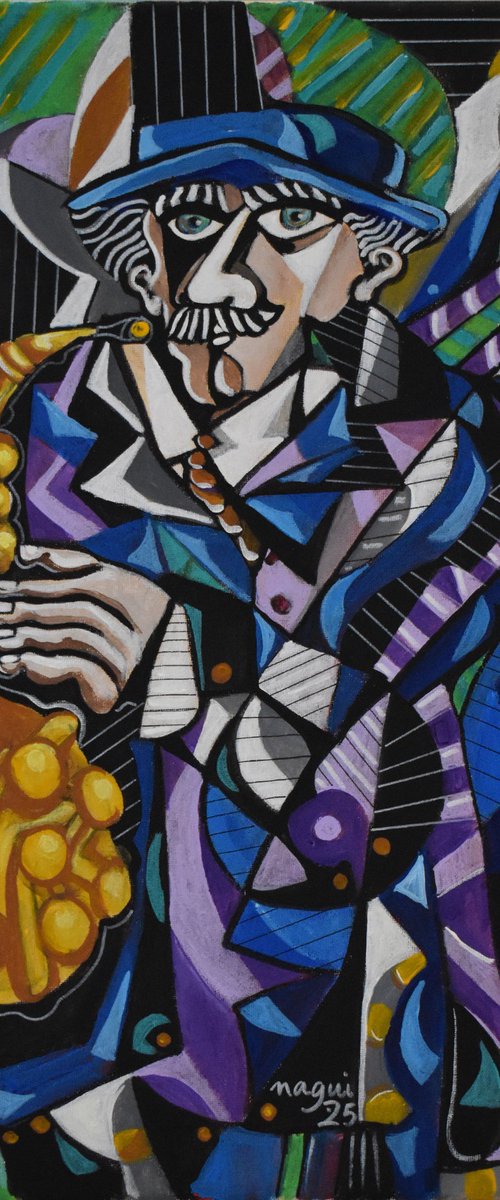 Saxophone player by Nagui