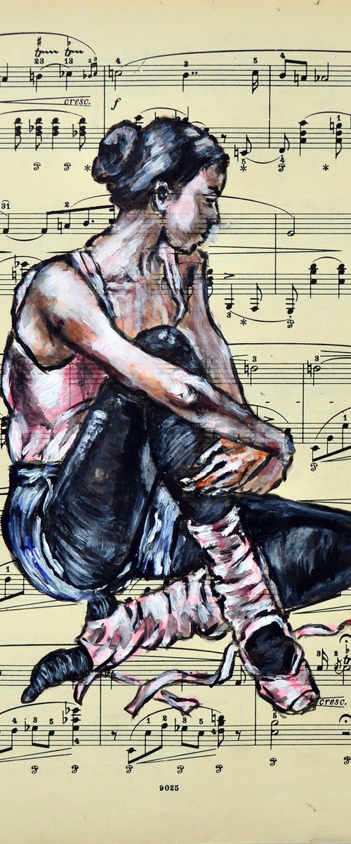 Ballerina XXI- Music Page by Misty Lady - M. Nierobisz