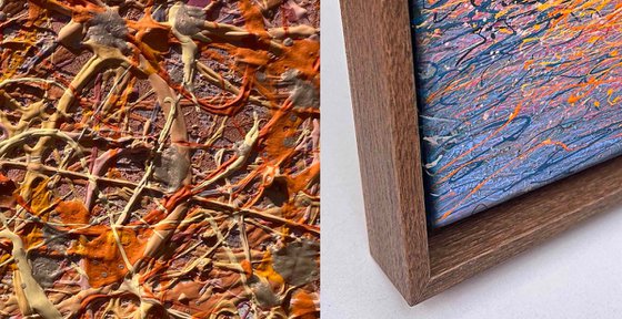 When Stillness Becomes Love - framed