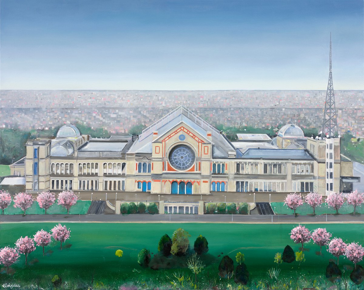 Alexandra Palace in spring time by Emma Loizides