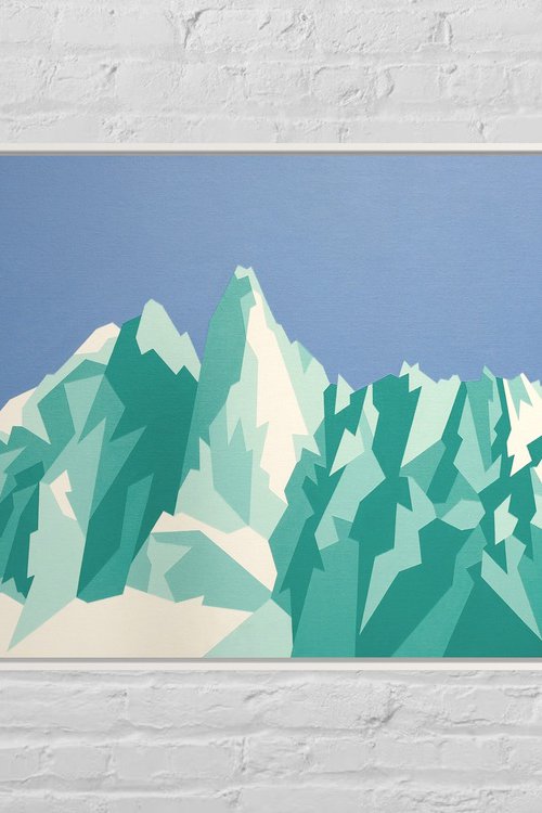 Aiguille du dru by Zoe Hattersley