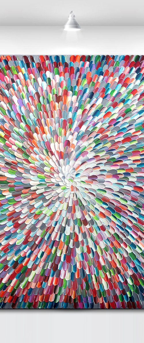 ‘Sanctus universum VI' ' - 40x40" by Tatiana Georgieva