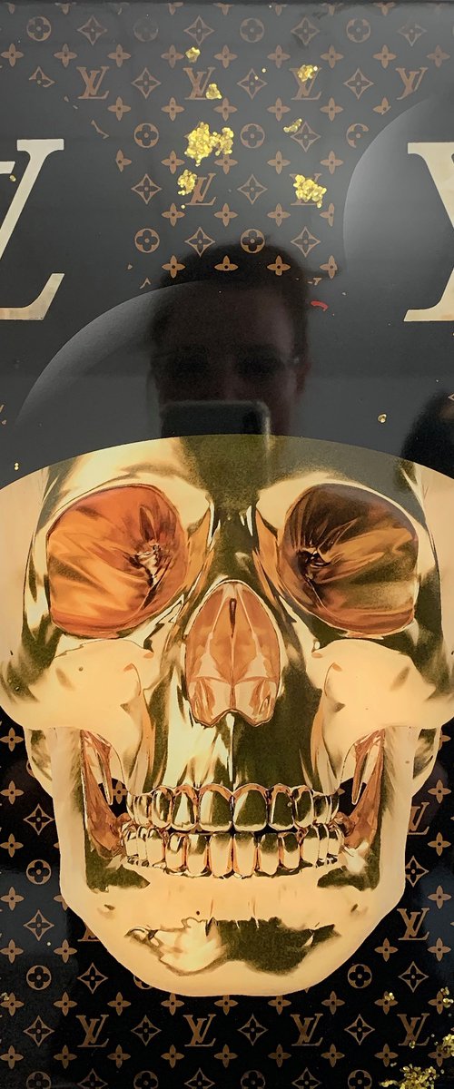 LV Skull (small edition) by Karin Vermeer