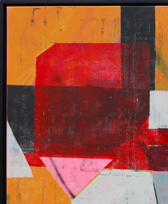 Fractured Orange Pink