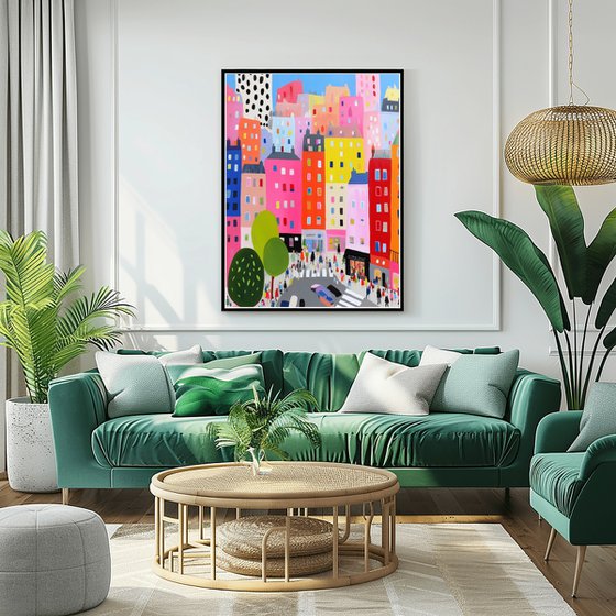 Vibrant Paris Cityscape
