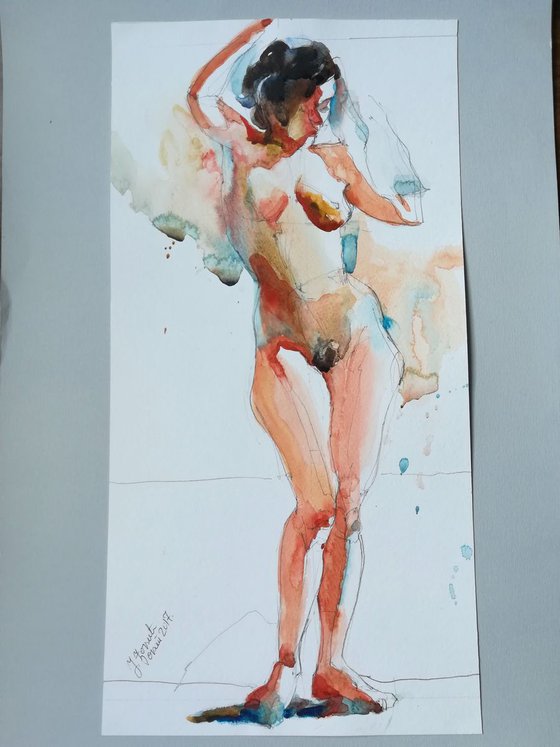 Figure in Watercolor