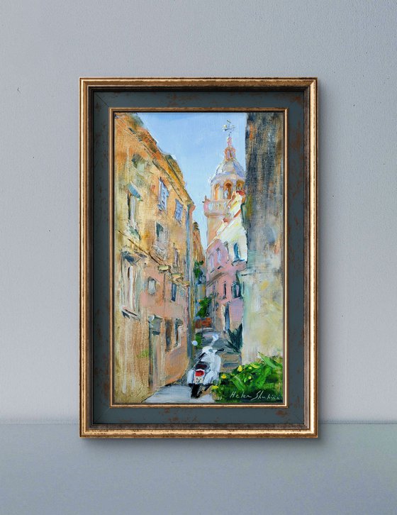 Italian street of Korcula