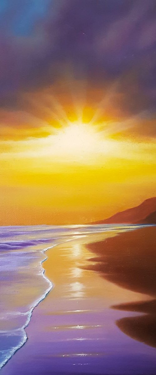 Sunrise Over The Shore by James Brunt