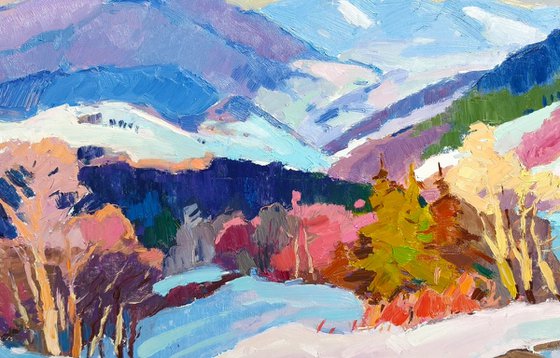 Winter on Verkhovyna