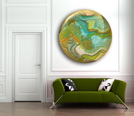 Mundo 2/XL large circular artwork