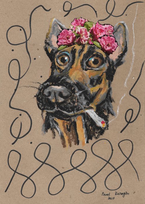 Dog and bad behaviors #4 by Pavel Kuragin